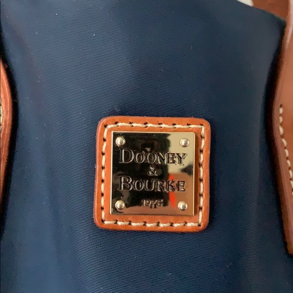 Dooney & Bourne Navy Blue Tote - Picture 2 of 4
